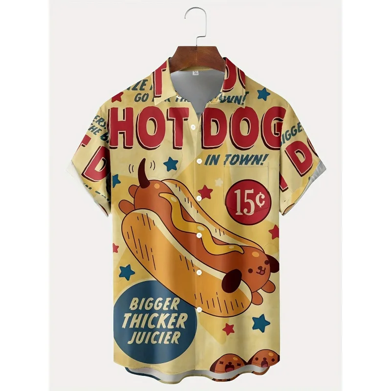 

Men's Short Sleeve Shirt O 27270 Short Sleeve Button up Casual Shirt Other Material 100% Spring 2026 Non-Shrinking