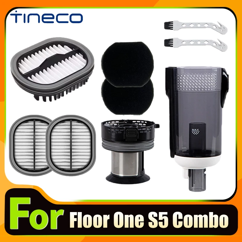 

Original Accessories for Tineco Floor One S5 COMBO Vacuum Cleaner Dustbin Replacement Filter Dust Box Assembly Spare Parts