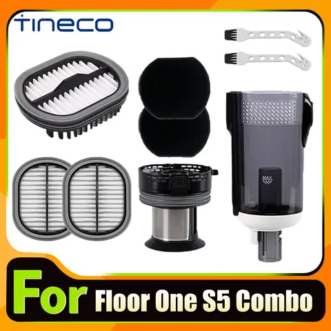 อุปกรณ์เสริมแท้สำหรับเครื่องดูดฝุ่น Tineco Floor One S5 COMBO ชุดกรองฝุ่นสำรอง กล่องเก็บฝุ่น อะไหล่