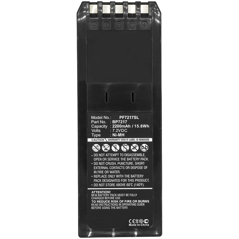 2200mAh High Quality Battery BP7217 for Fluke 741, 741B, 743, 743B, 863 Measuring Instruments