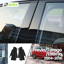 For Toyota Previa Tarago Estima 2004-2016 2005 2006 2007 2008 2009 2010 2011 Bright Black Carbon Fibre Window Door B C Sticker