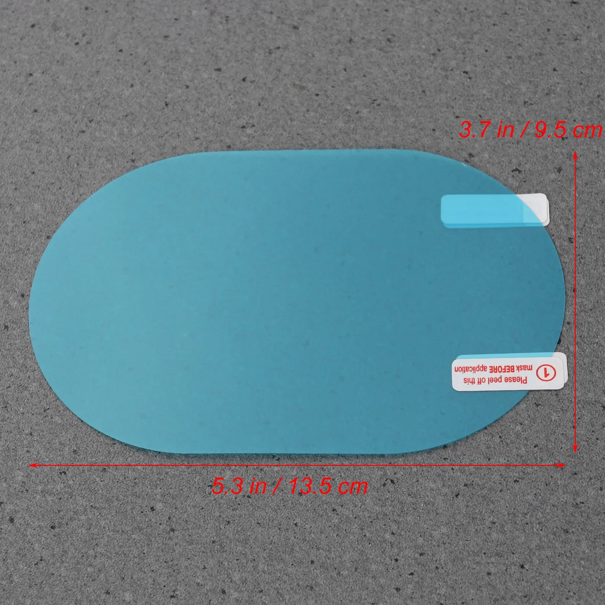 2 قطعة مرآة الرؤية الخلفية للسيارة فيلم مقاوم للماء واقية مسعور نانو طلاء السلامة القيادة واضح البصر الأيام الممطرة