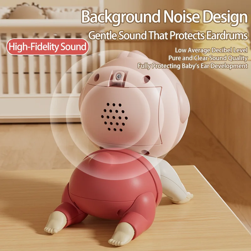 ของเล่นเด็กคลานมีเสียง ตุ๊กตาเด็กไฟฟ้าสำหรับเด็กวัยหัดเดิน ฝึกการปีนป่าย ของเล่นเสริมพัฒนาการเด็กวัยหัดเดิน ของเล่นเคลื่อนไหวได้ สำหรับเด็กอายุ 0-6-12 เดือน ของขวัญ