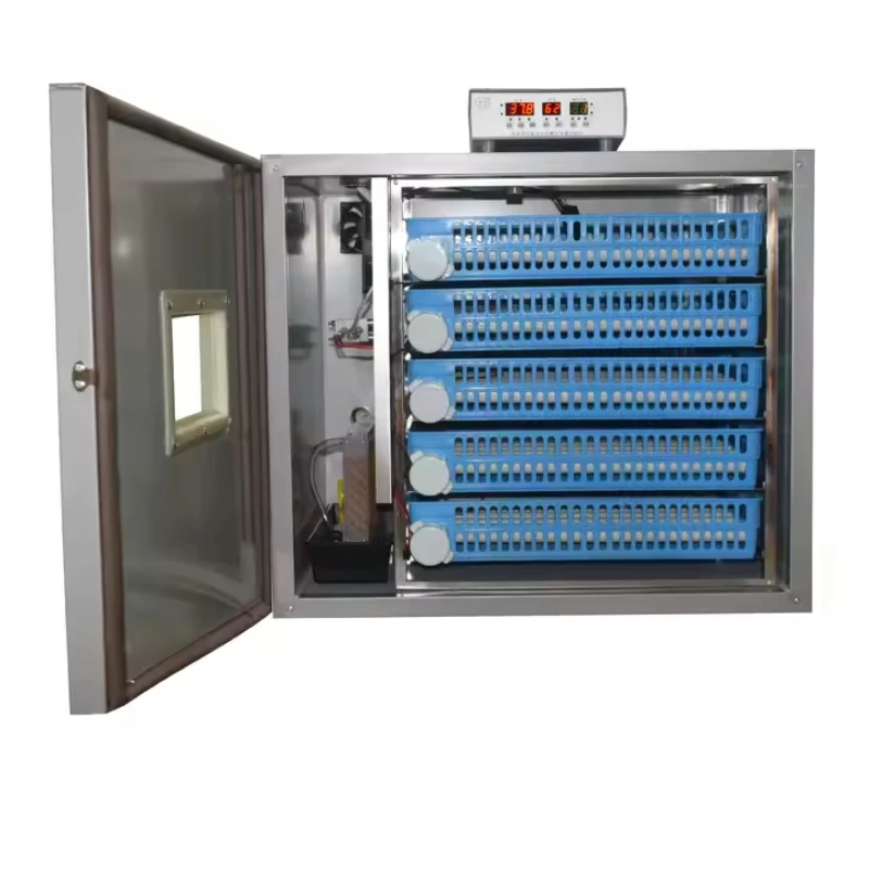 Dual Power Incubator Poultry Egg Incubators 100/200/300 Chicken Egg Fully Automatic Hatching Machine with Adjustable Roller Tray