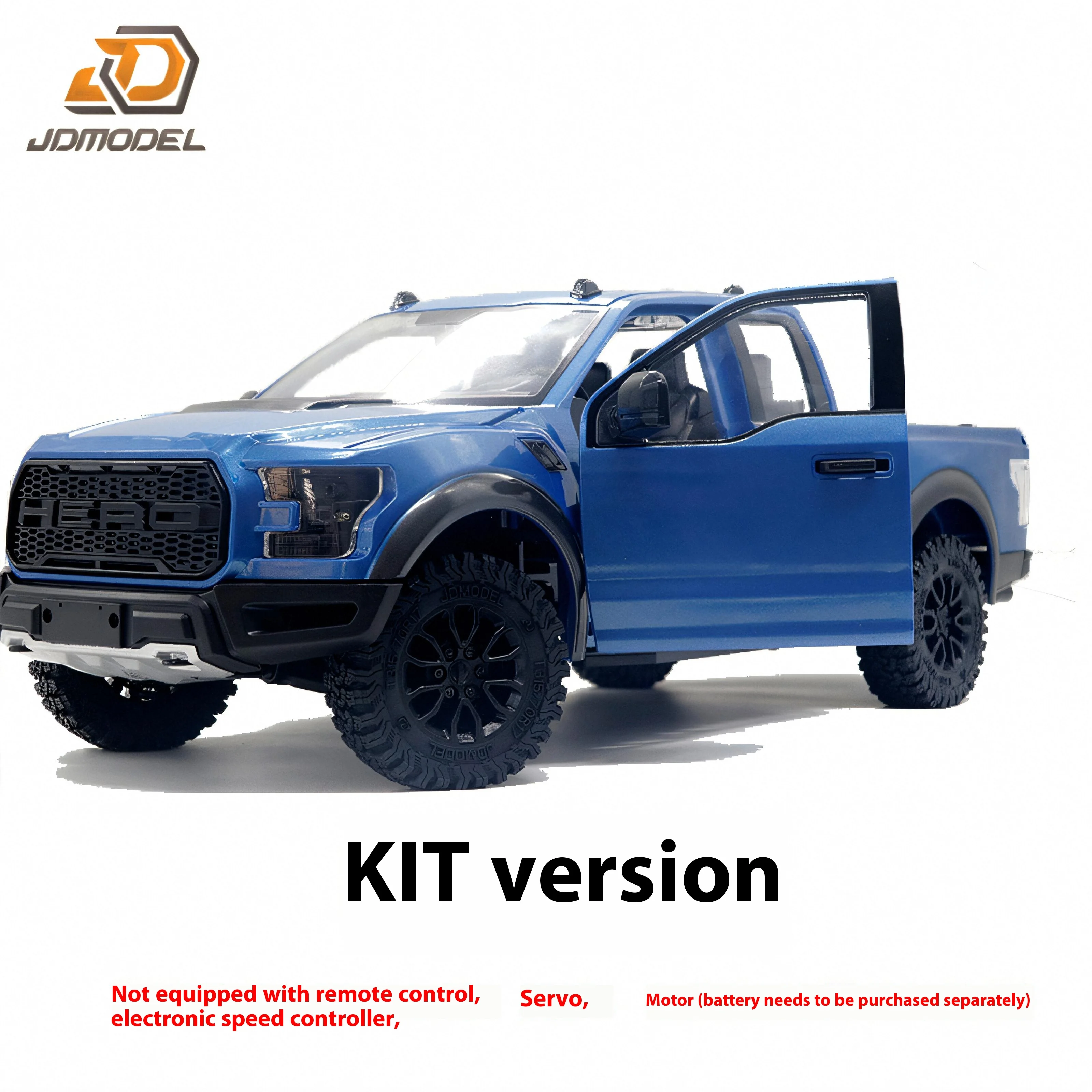 Jdmodel 1:10 Simulation Pickup Truck Off-Road Climbing Vehicle Professional Remote Control Toy Model Car 150 Pickup Truck
