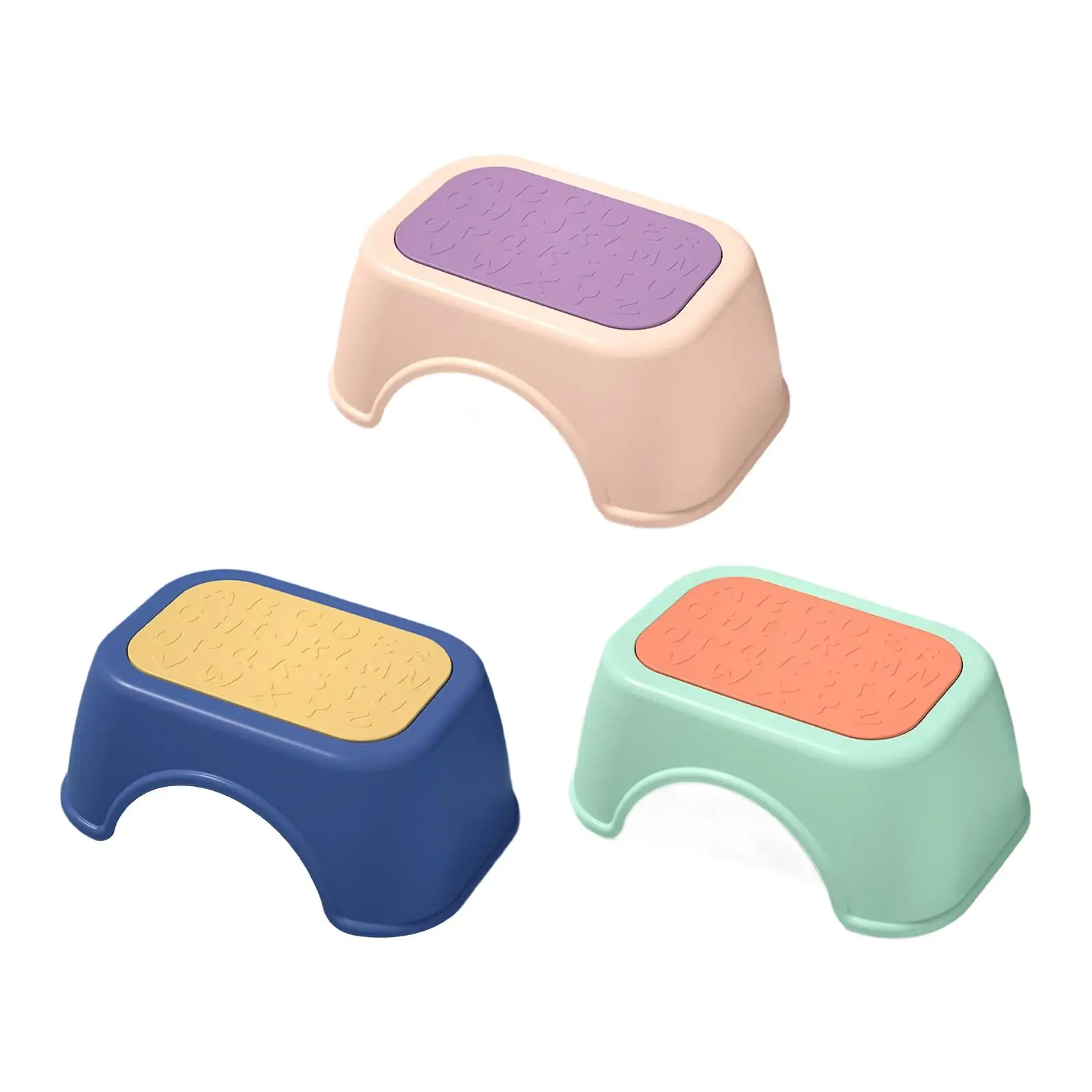 Step Stool for Kids Sturdy Kitchen Helper Stool Anti Slip Portable Toilet Foot Stool for Entryway Bathroom Bedroom Kitchen Sink