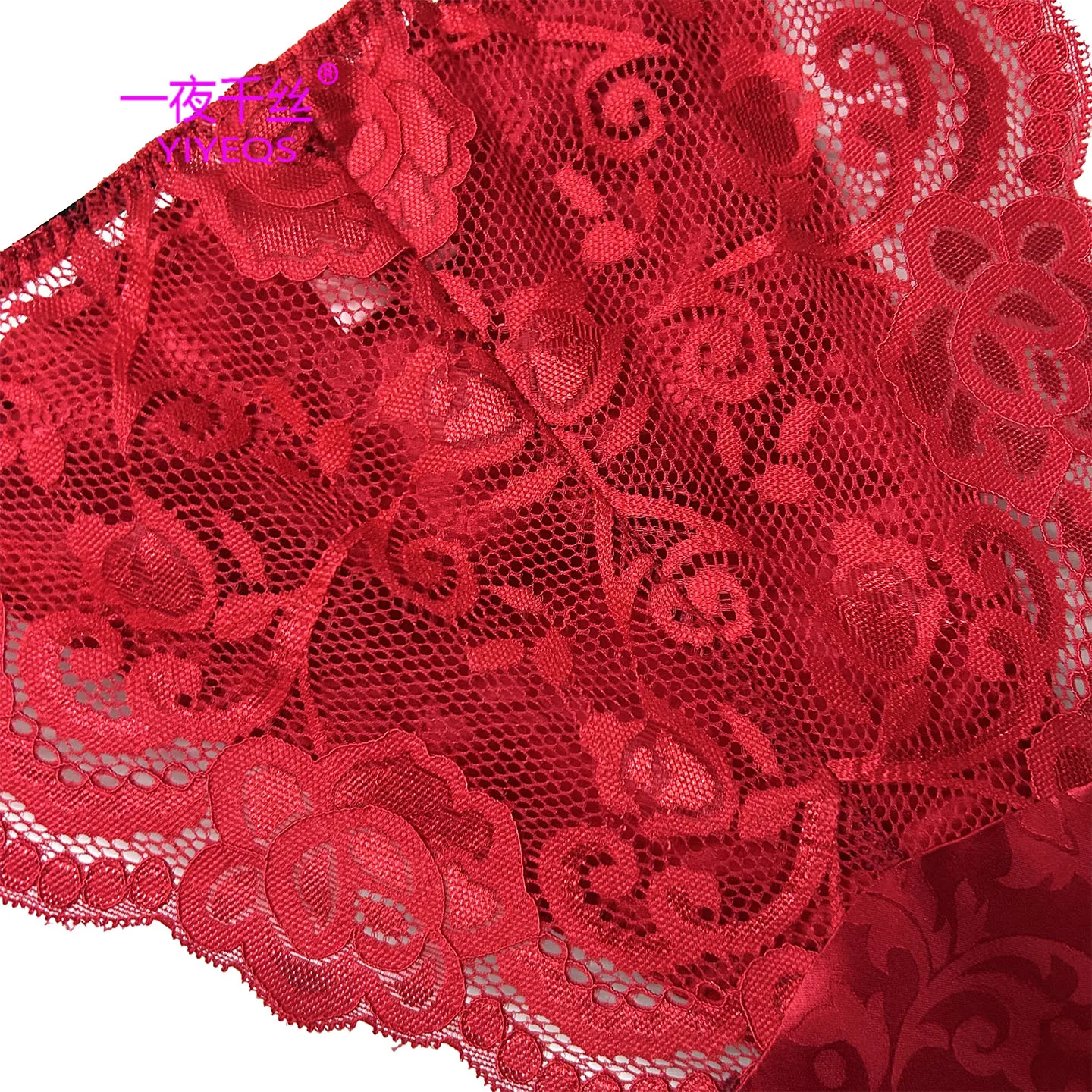 رجل ربطة عنق النبيذ الأحمر 100% الحرير سراويل قصيرة الدانتيل تصميم BF الهدايا FKK حفلة عرض حي أزياء رقص Harajuku التايلاندية