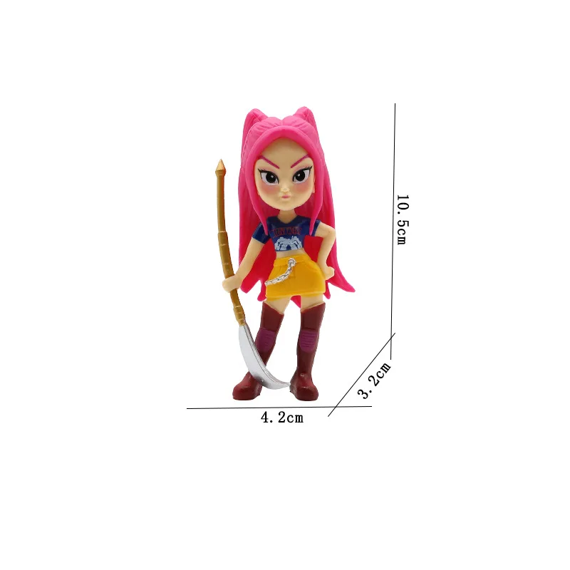 K Pop Demoned Hunters Rumi Mira Zoey Tiger Christmas Countdown Advent Calendar Gift 24 Days Plastic PVC Doll Collector's Figure