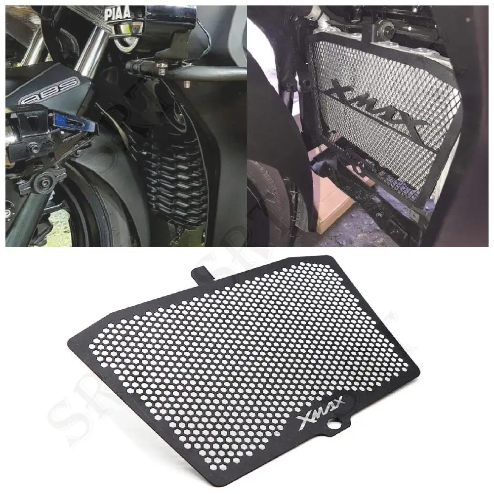 

Fit For Yamaha X-MAX 250 300 XMAX Motorcycle Accessories Engine Radiator Grille Guard Cooler Protector Cover Xmax300 2017-2021