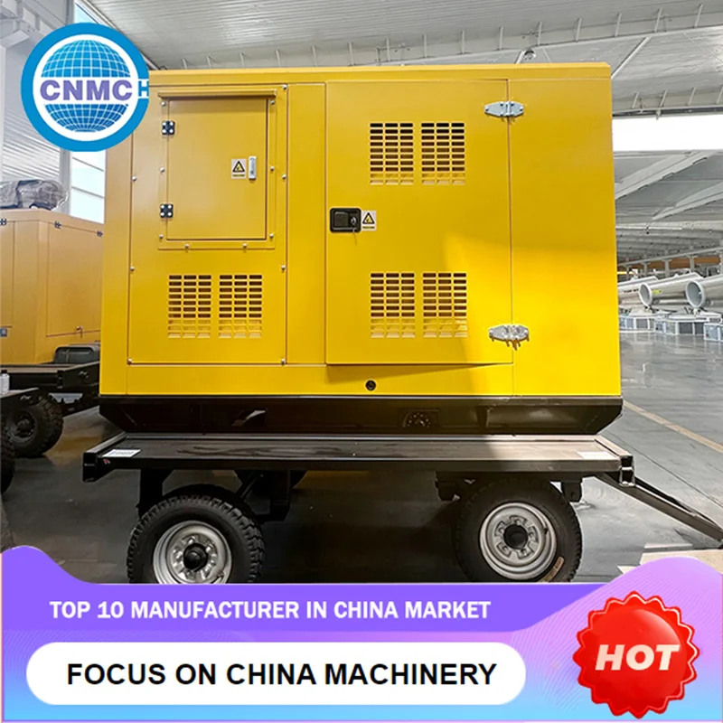 

Trailer-Mounted 50KW/80KW/100KW/200KW Customizable Industrial & Commercial Engine-Generator Made in China Diesel Factory Quiet