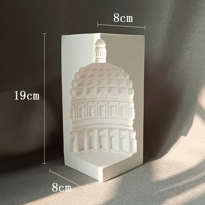 Gypsum Building Model Dome Ornaments Products Photography Decoration Props Home Decor Ornaments