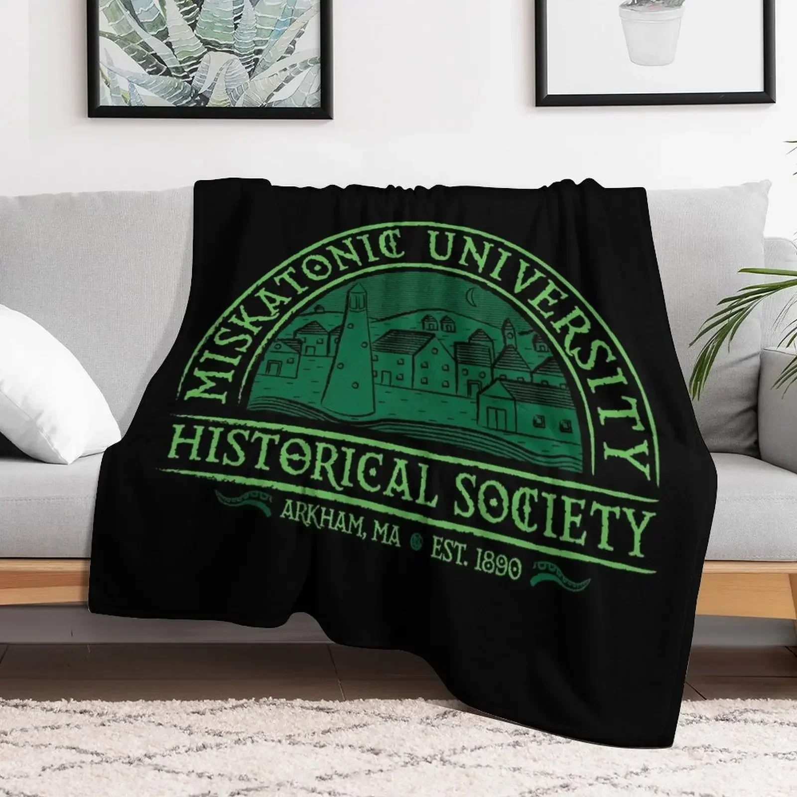 

Miskatonic Historical Society Throw Blanket heavy to sleep Tourist Blankets