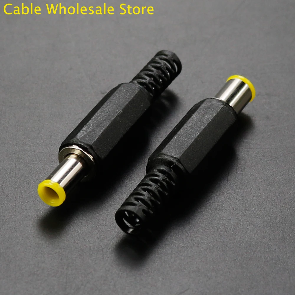 1Pieces Soldered DC Power Plug 5.0mm * 3.0mm 6.0mm * 4.4mm With Pin Adapter Plug 5.5 3.0 6.0 4.4