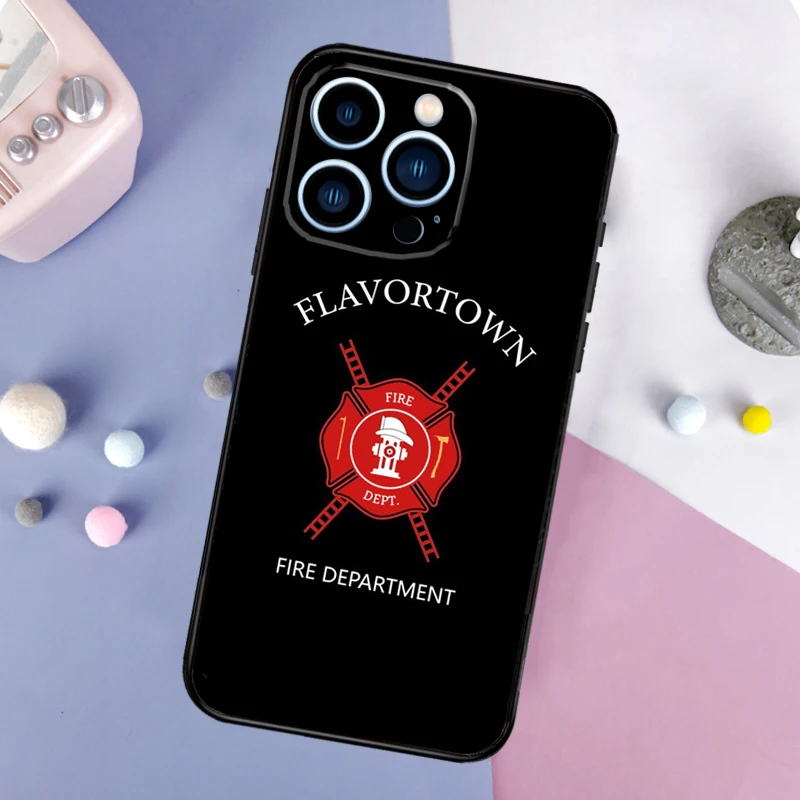 Firefighter Fire Department Fireman Funda For iPhone 16 15 11 12 13 14 Pro MAX X XS Max XR Plus 13 Mini Phone Case