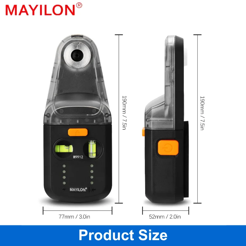 MAYILON M9912 Electric Drilling Dust Collector Laser Level Meter IP54 Anti Water Dust Dust Cleaning Tools