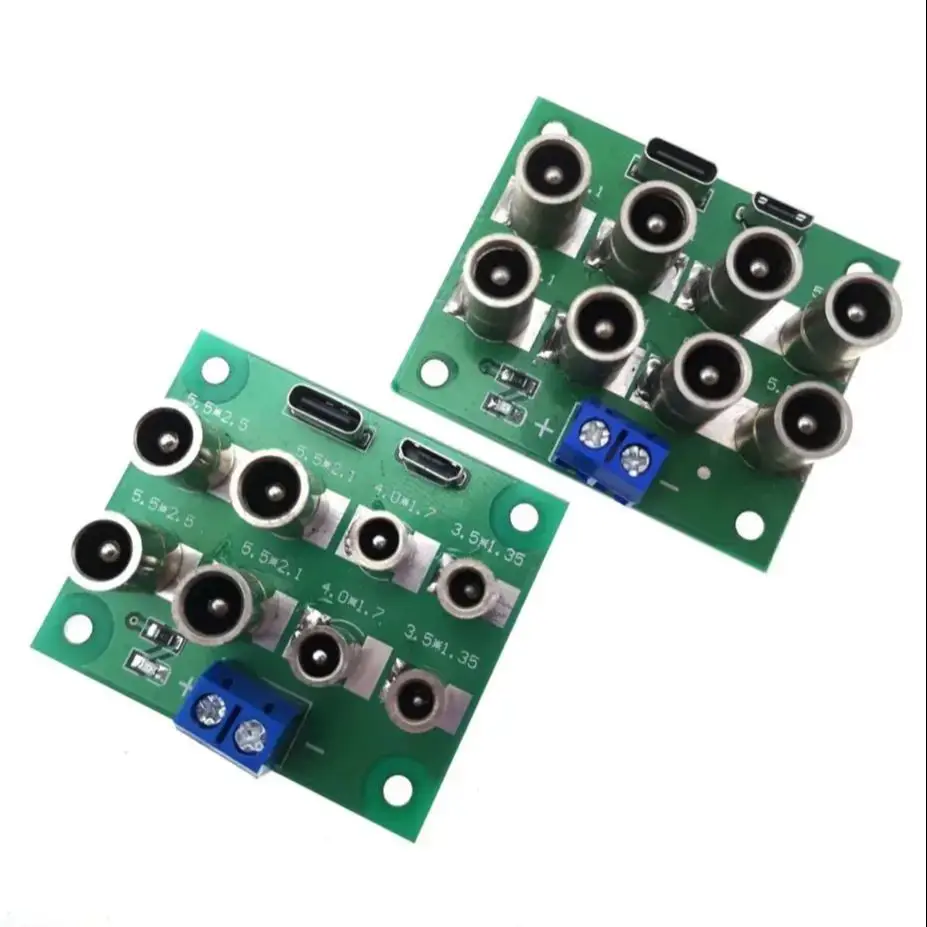 

DC female integrated adapter board with excessive current DC5.5 * 2.1/5.5 * 2.5/DC4.0 * 1.7/DC3.5 * 1.35 TYPE-C MICRO female sea