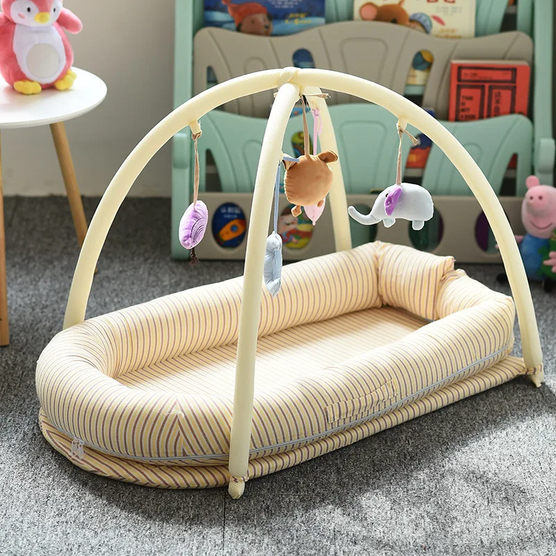 

Portable mobile bed mid-bed baby cozy bed multi-functional infant infant bionic bed cradle hot sale