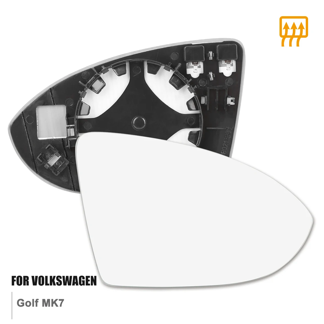 

Uxcell Right Passenger Side Mirror Glass Replacement Heated for Vw Golf Mk7 Gti R Jetta