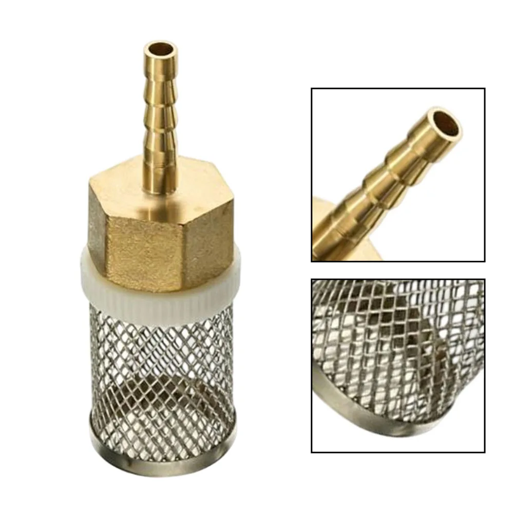 Stainless Steel Mesh Water Filter for Use with Garden Hoses Copper Tubing and Aquarium Equipment to Maintain Flow Integrity