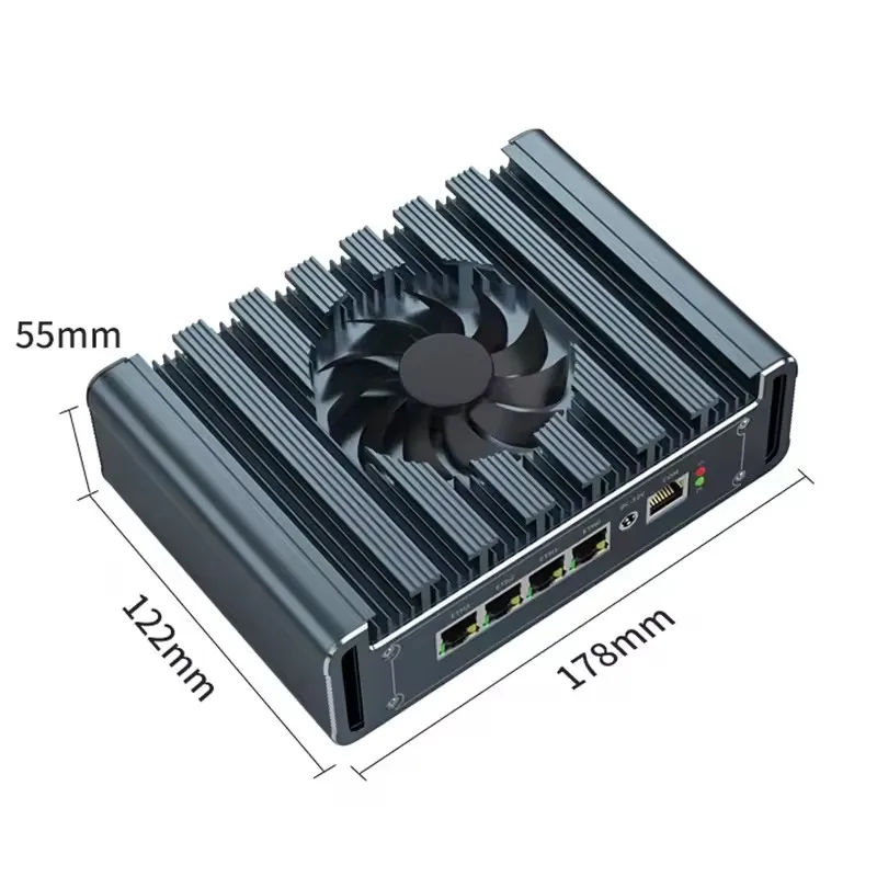 Mini PC Intel N150 com 4x LAN 2.5G, Celeron J6412 J5005 6305