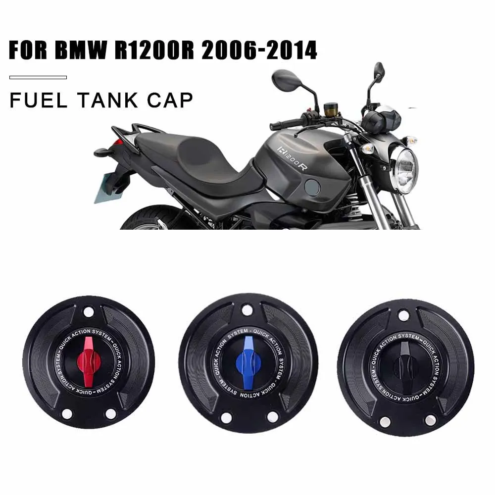 

NEW Motorcycle Fuel Tank Cap Cover CNC Accessories For BMW R1200GS 2010 2011 2012 R1200R 2006 2007 2008 2009 2010 2012 2013 2014