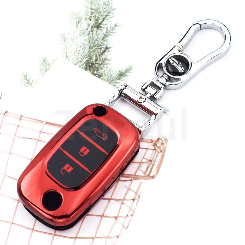 Shell For Renault Fluence Clio Megane For Mercedes For LADA Vesta Granta XRay Kalina Priora Sedan Sport TPU Car Key Case Cover image 5
