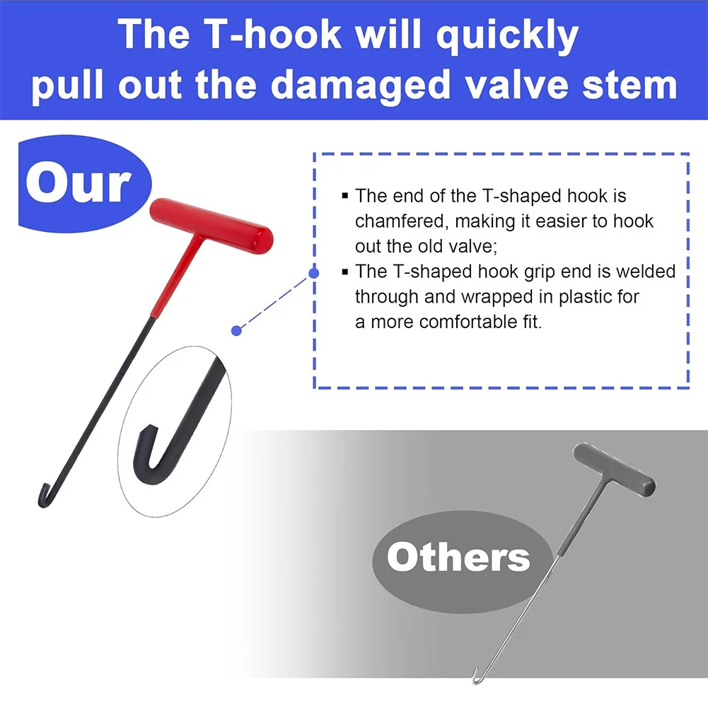 

Набор инструментов для быстрой замены сердечника клапана шины Набор инструментов для быстрой замены сердечника клапана шины для замены протекающих клапанов в автомобилях, квадроциклов, грузовиков