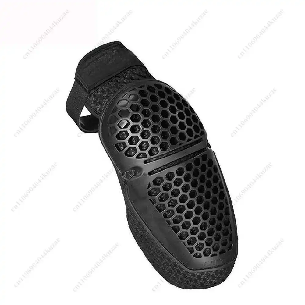 Honeycomb Breathable Motorcycle Knee Guards, Adjustable Heat Dissipation Protective Pads for Summer Off-Road Riding