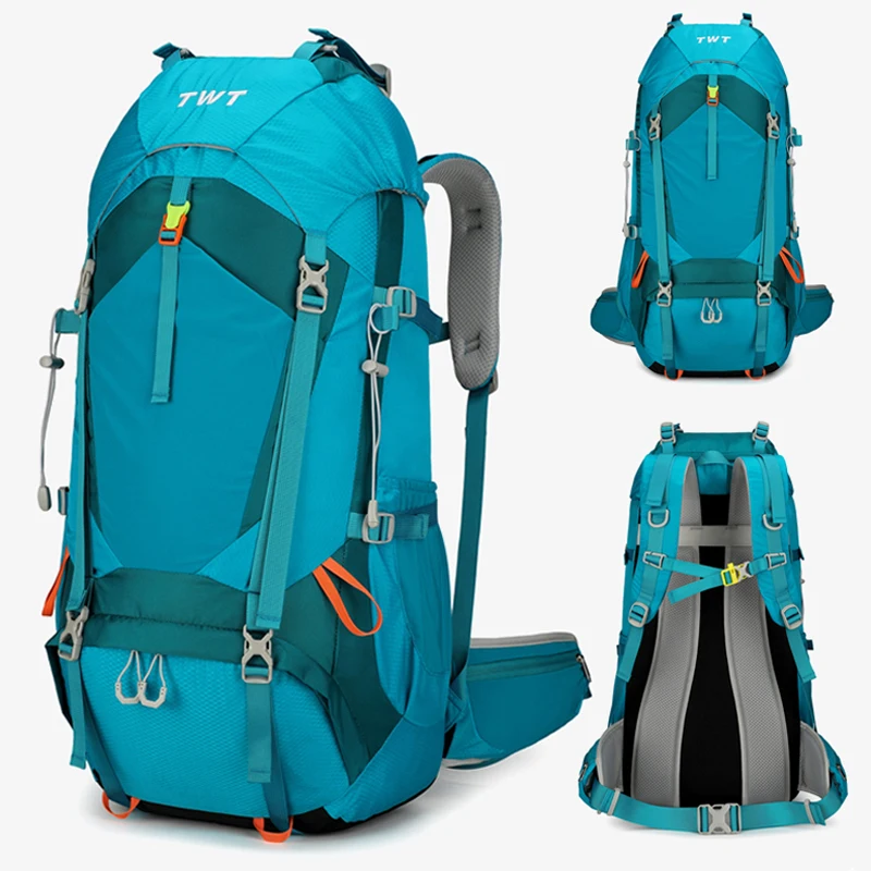

Camping Backpack Men's Large Travel Daypack Climbing Rucksack Hiking Storage Pack Outdoor Mountaineering Sports Shoulder Bags