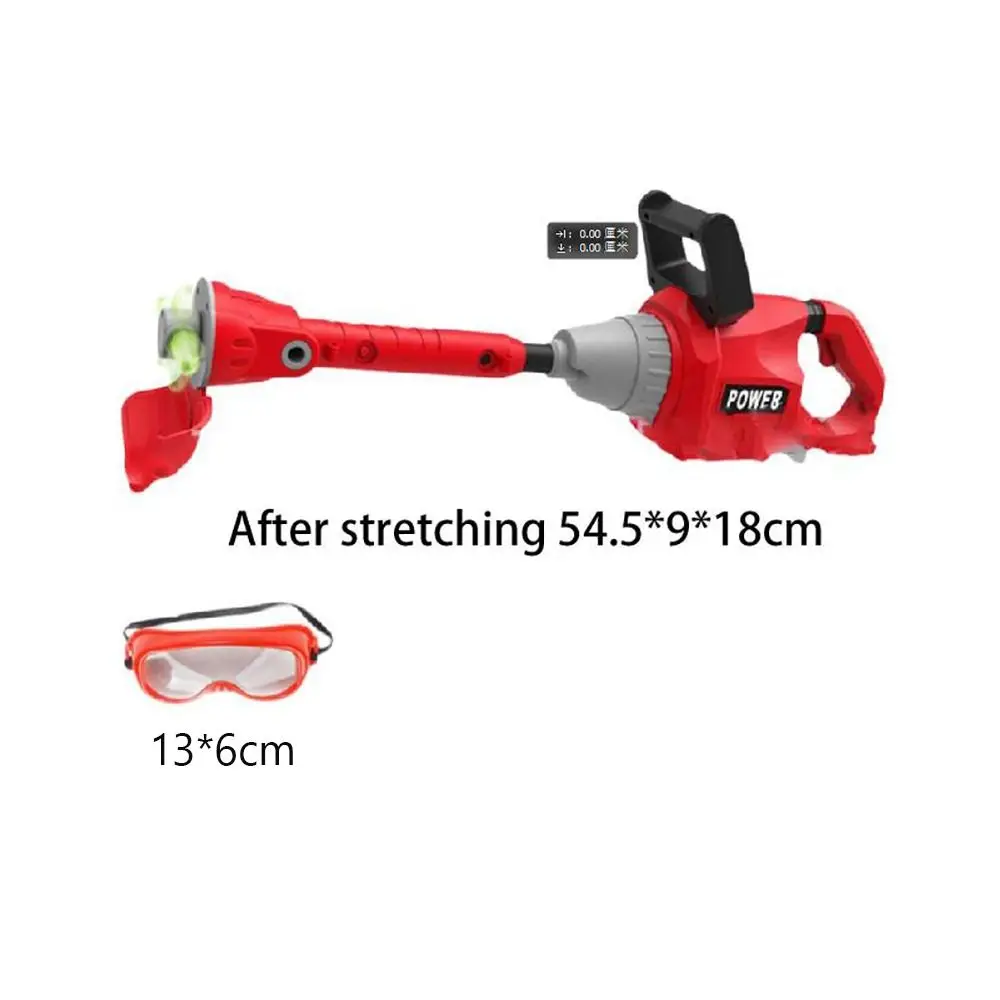 Plastic Elektronisch Speelgoed Grasmaaier Kinderen Spelen Gereedschap Rollenspel Games Gazontrimmer Speelgoed Groot Formaat Kinderen Spelen Tool Kits Tuin spelen
