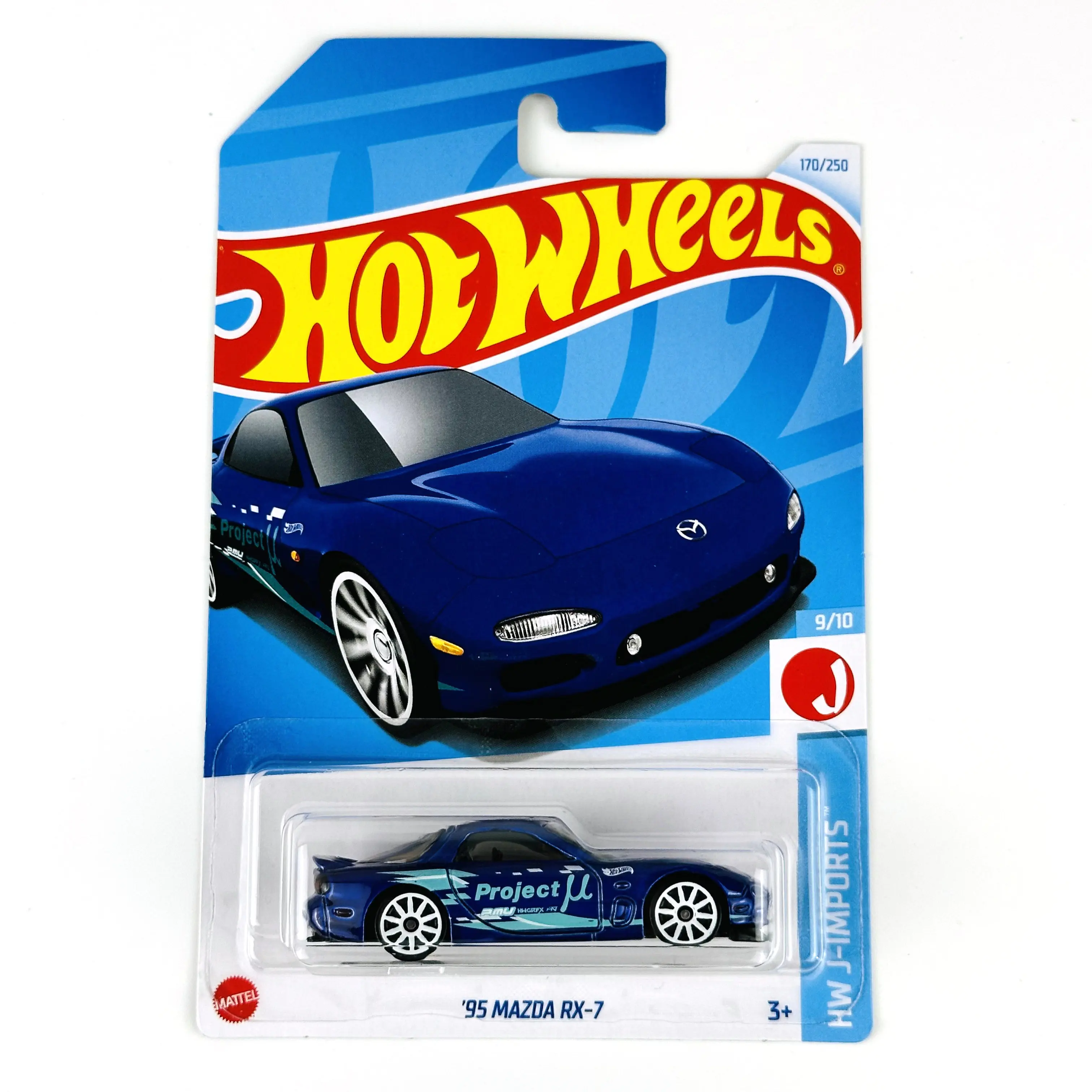 2024-170 Hot Wheels Cars 95 MAZDA RX-7 1/64 Metal Die-cast Model Toy Vehicles