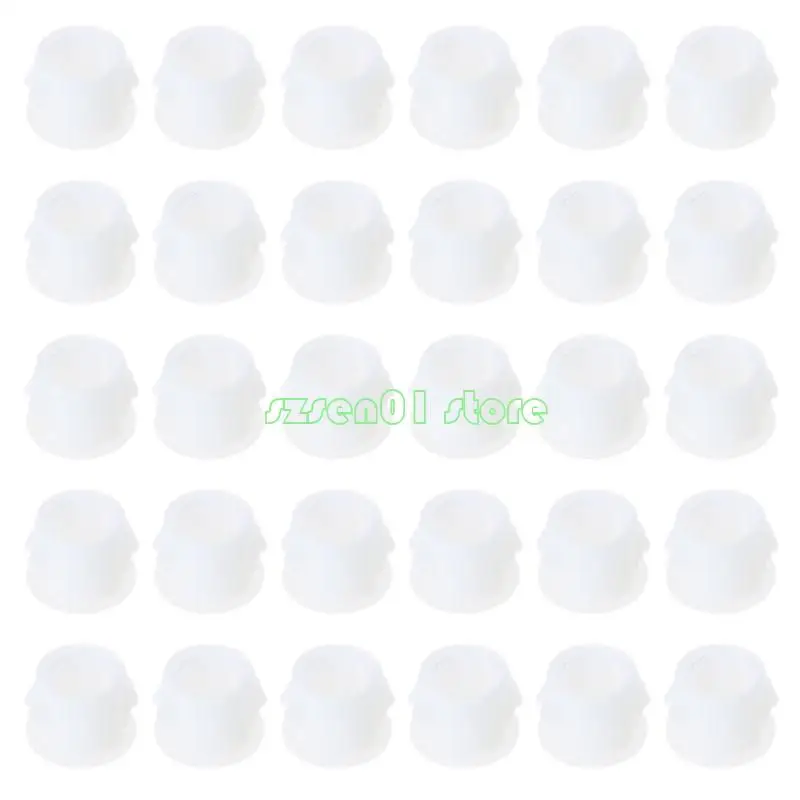 

G32A 30Pcs White Plastic Panel Plugs Hole Cover for Neat Cabinet and Furniture Finish