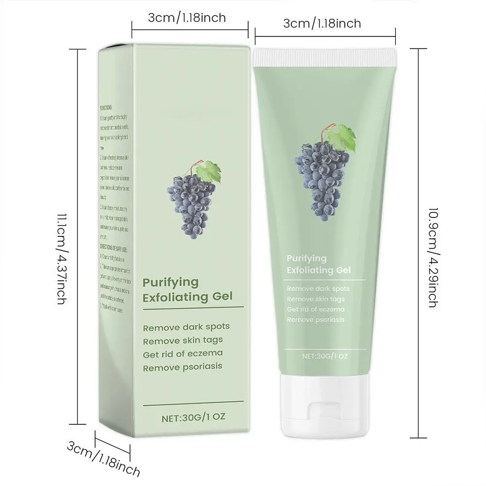 30g Purifying Exfoliating Gel Removes Dead Skin Moisturizing And Smoothing Face Cleaning Gel Natural Korean Skin Care Beauty