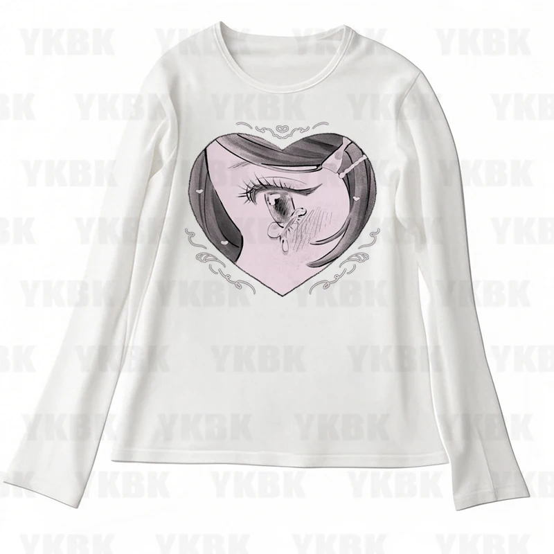 

Pink Y2k Girl Baby Women Graphic Fashion T-shirt Kawaii 2000s Tops 90s Clothes Vintage Goth Casual Harajuku Emo Sweet Sexy Print