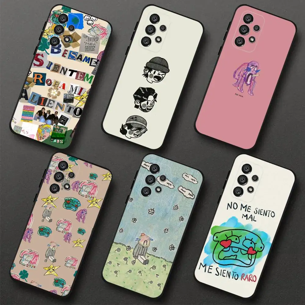 

Latin Mafia Phone Case For Samsung S 25,24,23,22,30,21,10,9,Ultra,Plus,Lite,FE,4,5G Black Soft Case