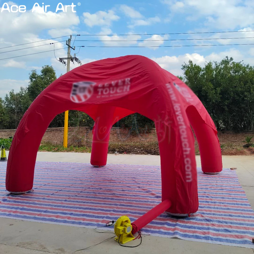 Custom Logo Inflatable Spider Tent! Perfect for Promotions & Outdoor Events, Full Print Available
