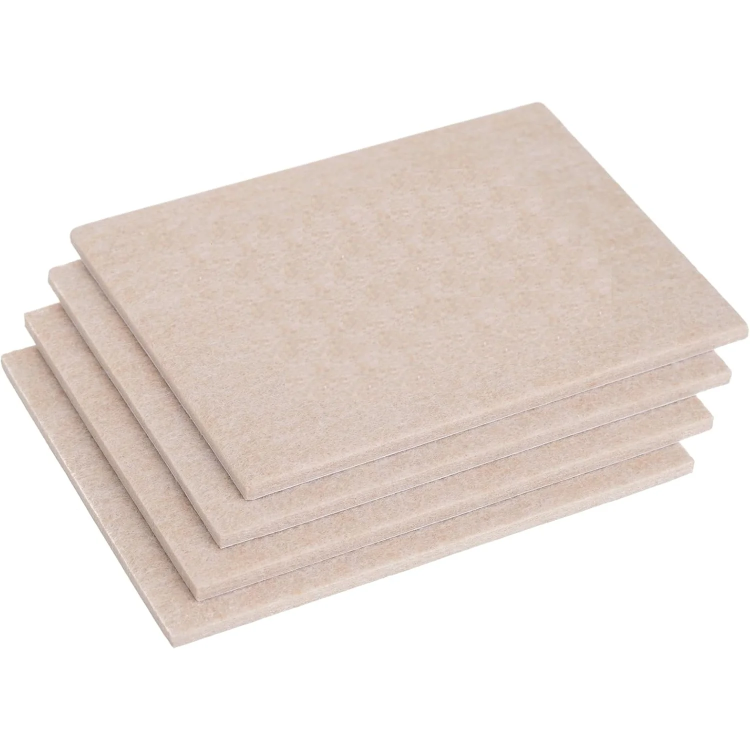 Felt Furniture Pads 4pcs Self Adhesive Cuttable Furniture Felt Pads, Anti Scratch Floor Protectors for Furniture