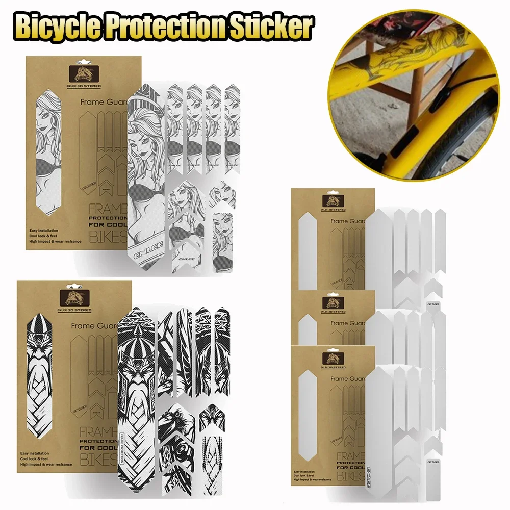 Mountain Bike Scratch-Resistant Protect Frame Protector Removeable Sticker Road Bicycle Paster Guard Cover Cycling Accessories