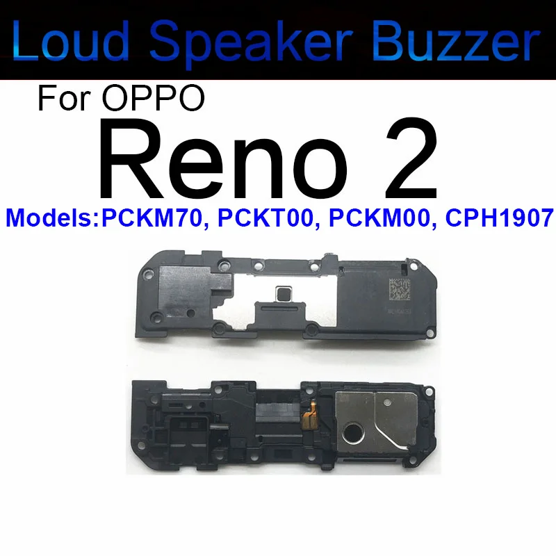 Loudspeaker For OPPO Reno 2 3 4 5 5K Ace Ace2 10X-Zoom Reno 3 4 5 Pro 5G Loud Speaker Buzzer Ringer Sound Flex Cable Replacement