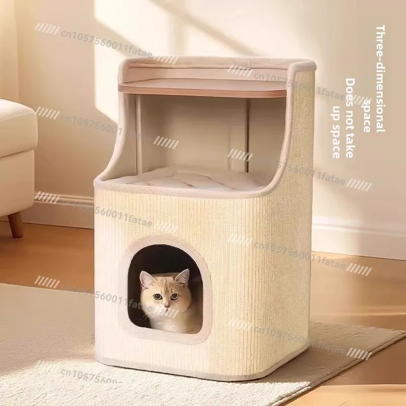 Pet Cat Supplies Cat Climbing Frame Sleeping Nest, Claw Grinding Small Apartment Does Not Occupy An Area