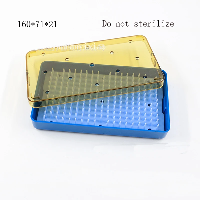 Single layer transparent silicone ophthalmic disinfection box non-high temperature and high pressure disinfection with silicone