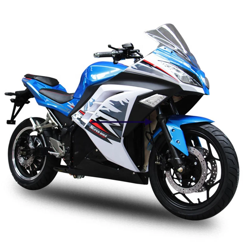2019 Fashionable 8000w QS Motor Max Range 120km Top Speed 120km/h Electric Motorcycle for Adult