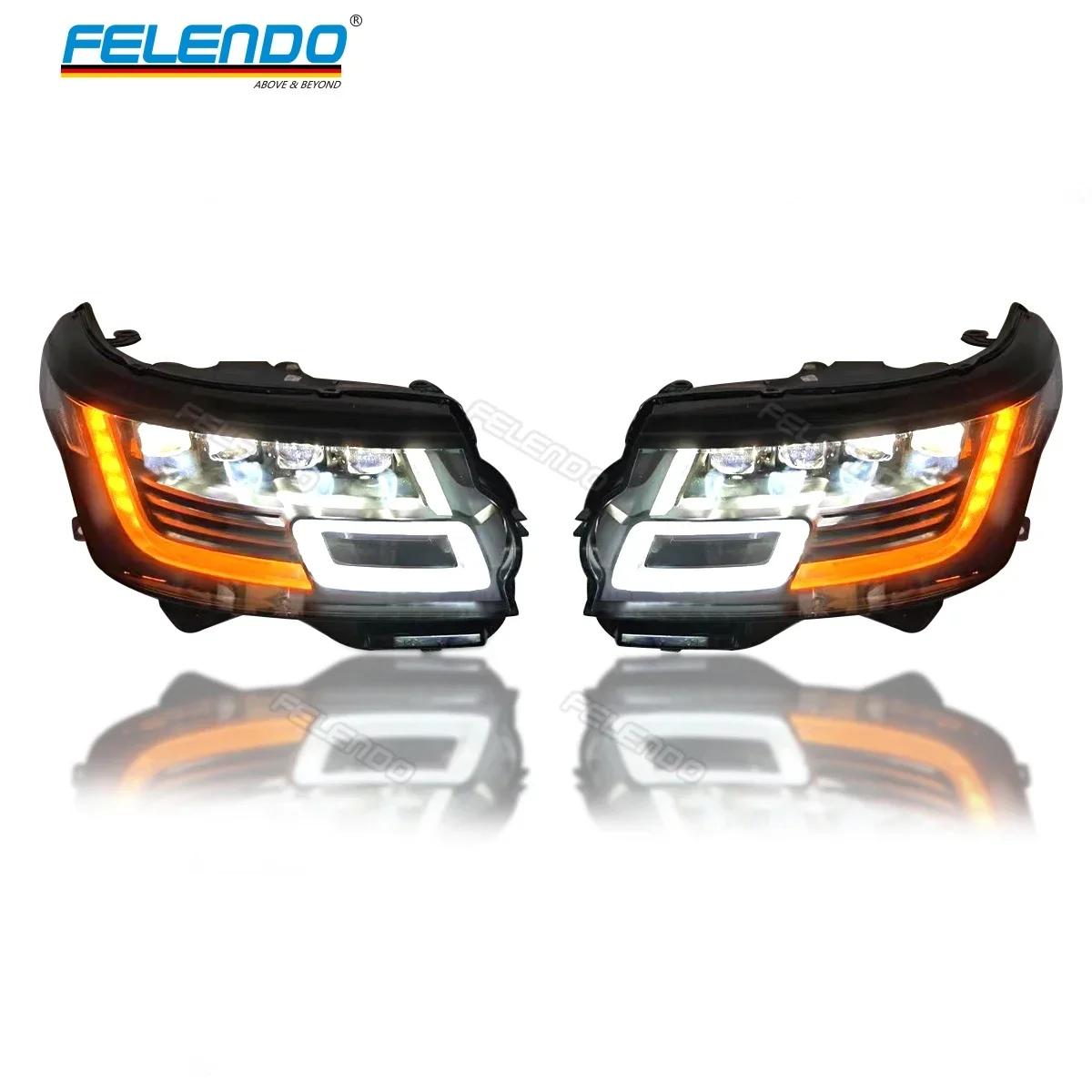 2022 Style Vogue L405 Upgrade Headlight Without Changing Bumper Body Modification Vogue 13-17 Plug&Play LED Headlight