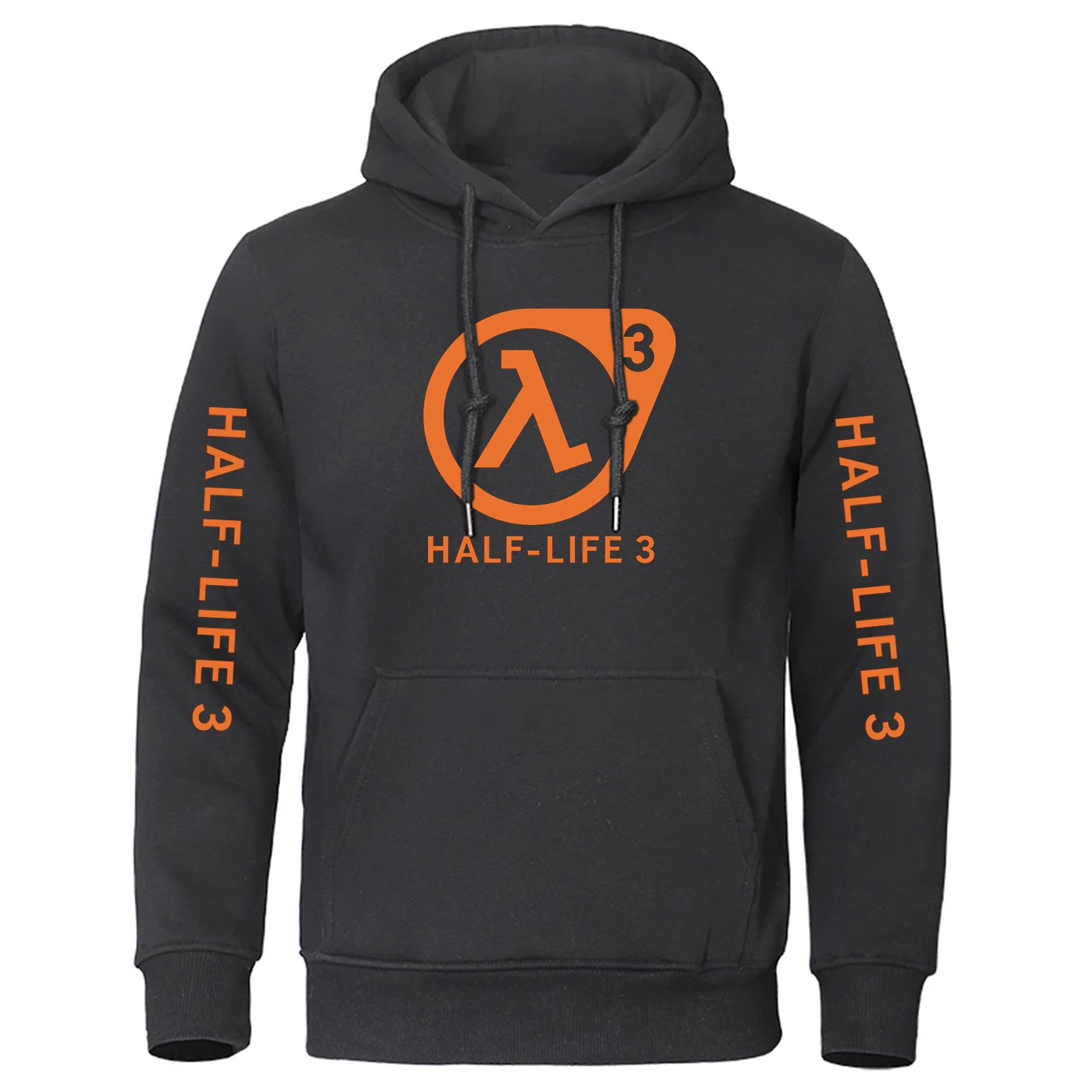 

Half Life 3 I Want To Believe 2026 Solid Color Casual Hoodie Pocket Creative Sweatshirts Street Clothes Men