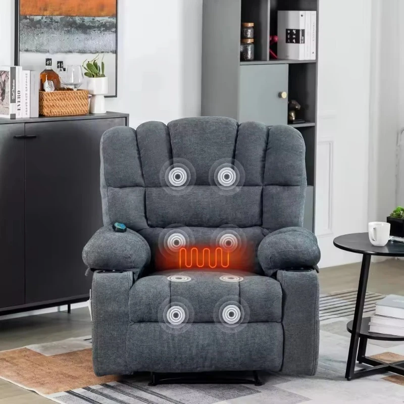 Recliner sofa bed storage foldable inflatable ergonomic heating