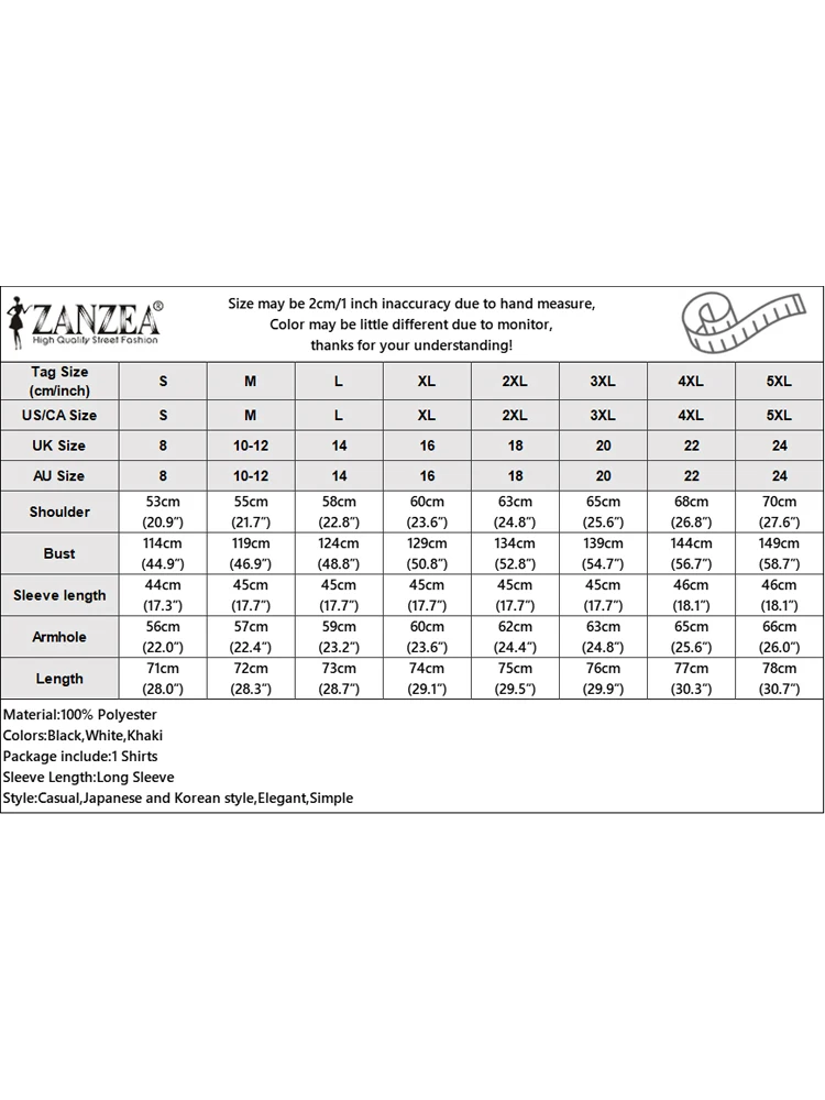 เสื้อแฟชั่น ZANZEA ปี 2025 เสื้อผู้หญิงสำหรับฤดูใบไม้ร่วง แขนสามส่วน เสื้อผ้าลำลองสีพื้น เสื้อคลุมสไตล์หรูหราสำหรับสุภาพสตรีทำงาน เสื้อทูนิคทรงหลวมติดกระดุม เสื้อผ้าสไตล์ OL