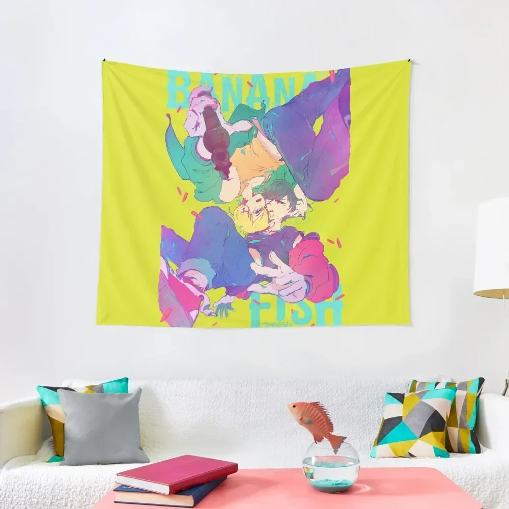 

BANANA FISH typo poster Tapestry Room Decorations Aesthetics Wall Deco Kawaii Room Decor Bedroom Decorations Tapestry