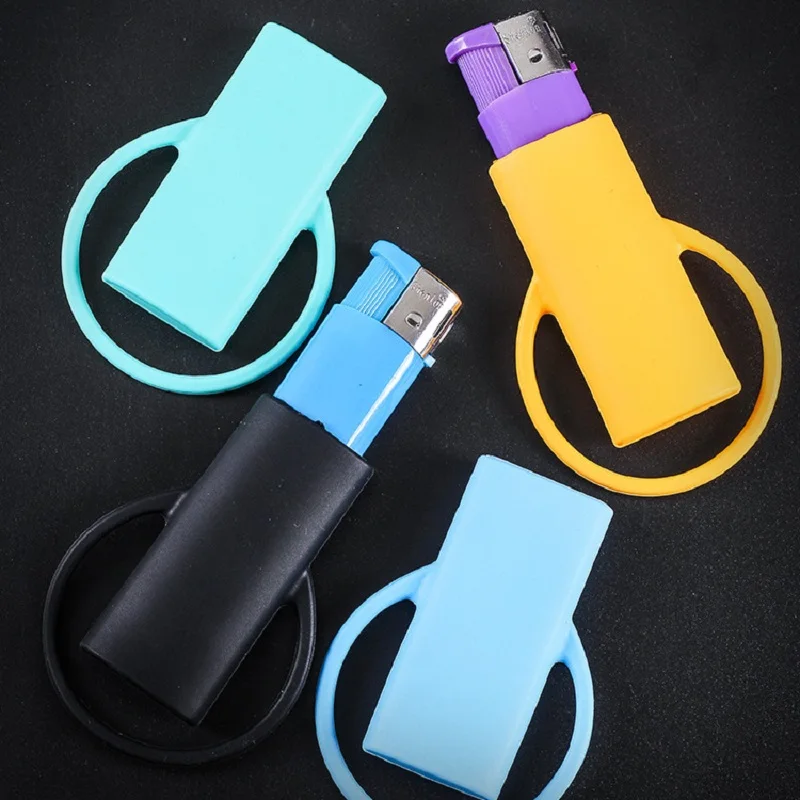 Lighter Cover Case Bag Silicone Lighter Protective Cover Lighter Case Cover Lighter Cigarette Case Box Lighter Integrated Bag