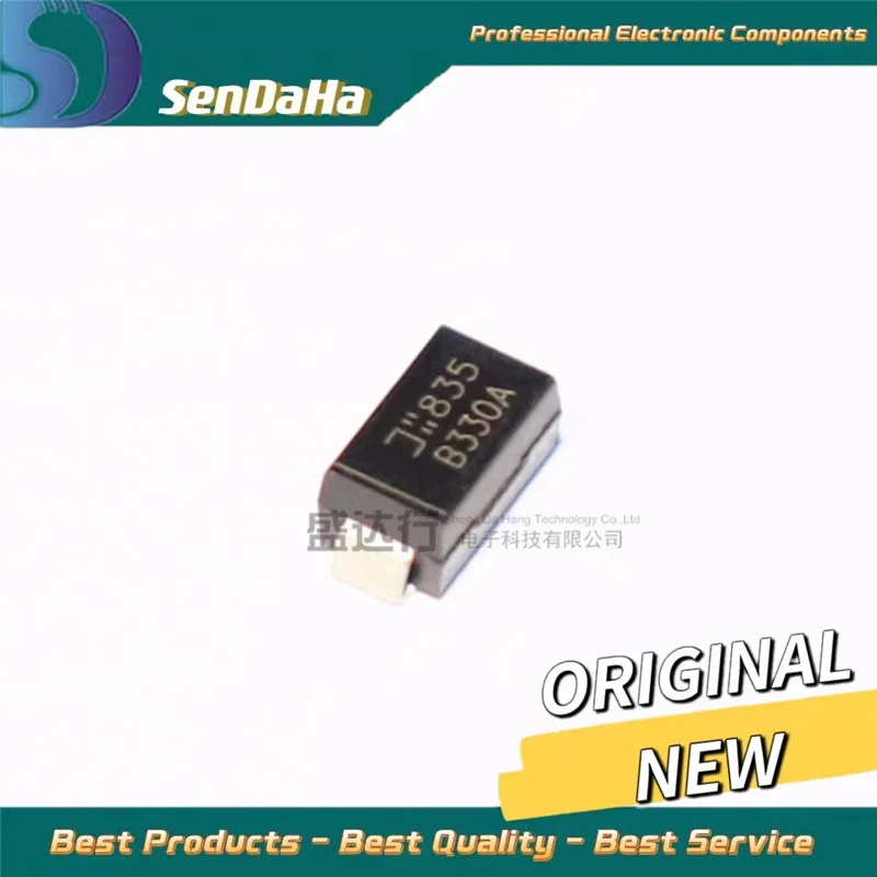 B330A-13-F B330A DO-214AC SMA 3A/30V ของแท้ใหม่10ชิ้น/ล็อตจัดส่งฟรี