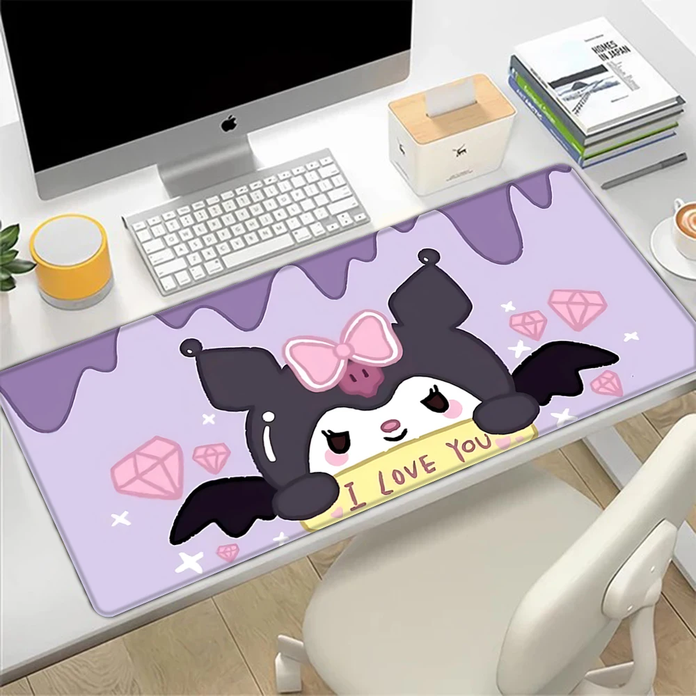 

Cartoon Cute Cinnamoroll Mousepad HD Printing Computer Gamers Locking Edge Non-slip Mouse Pad XXL90x40cm Keyboard PC Desk Pad